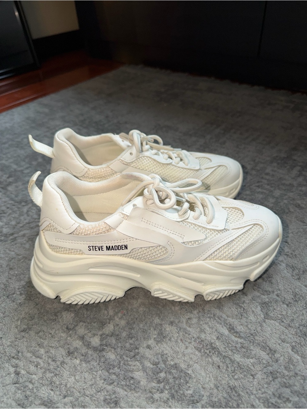 Steve Madden Possession Platform Sneakers - Picture 3 of 8